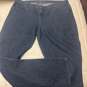 Michael Kors Women's Dark Blue Straight Leg Jeans